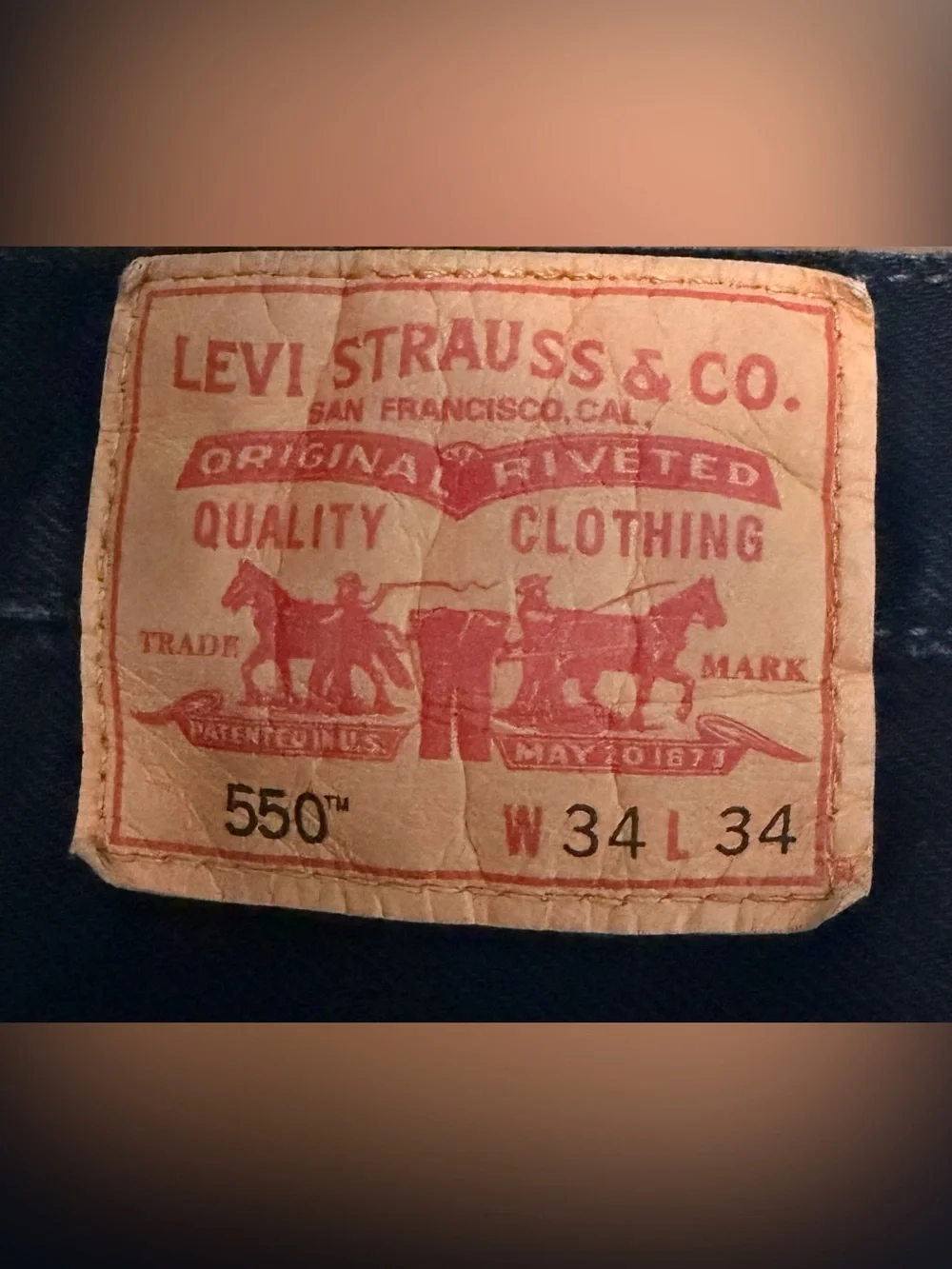 Levi’s Mens 550 Jeans